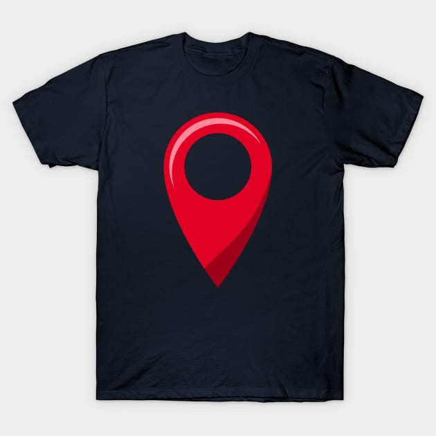 Location symbol. T-Shirt by AraDesign